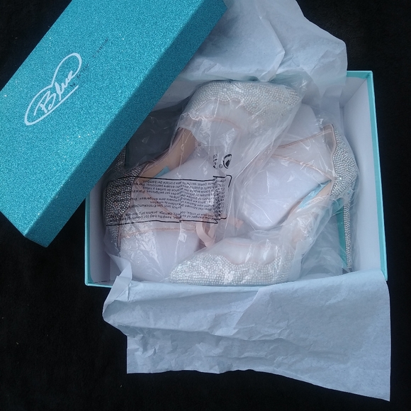 Rhinestone Betsey Johnson heels - Picture 4 of 4